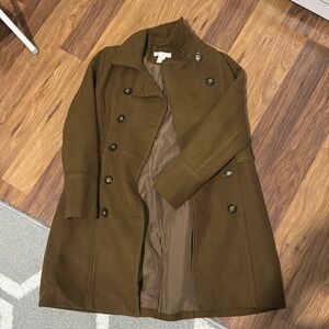 Woman’s H&M brown peacoat jacket never worn